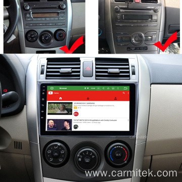 Octa core android car playr for Corolla